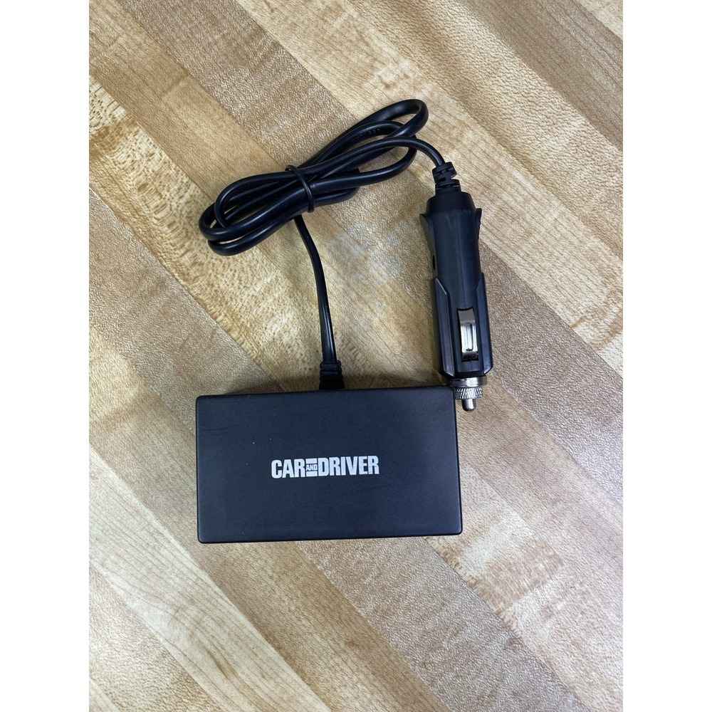 Car Power‎ Adapter CarandDriver Input: 12-24V DC USB: 5V/1.5V Total Power 100w
